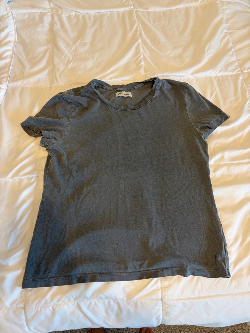 Rowan Grey Crew Neck Tee
